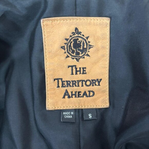 Rare The Territory Ahead Vintage Leather Blazer - Size S - Picture 5 of 5